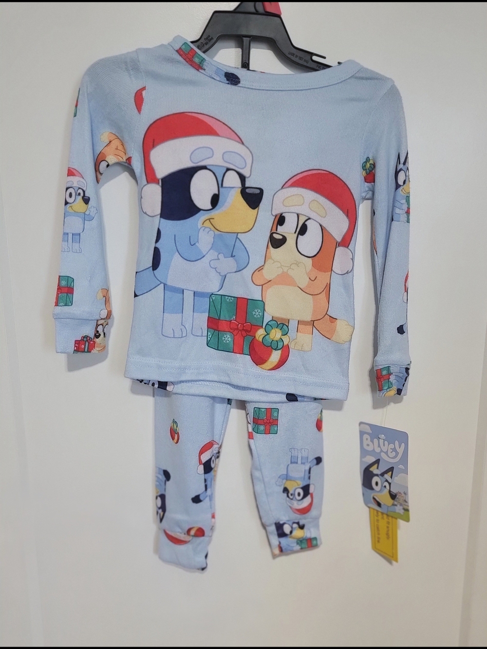 2 piece Bluey Christmas Pajama Set